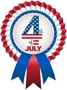 4th july rosette 